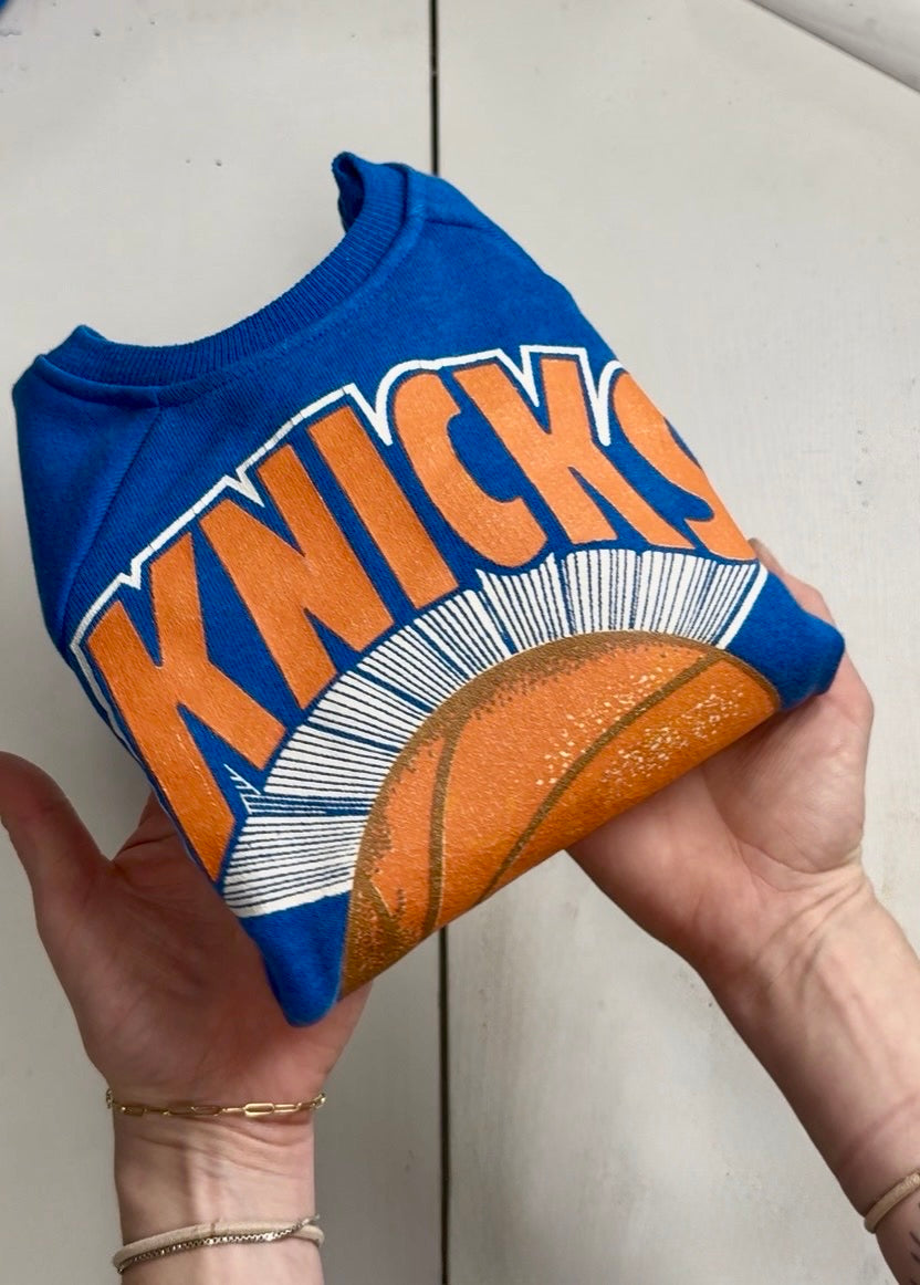 Upcycled Vintage NY Knicks Crew Neck - Kids