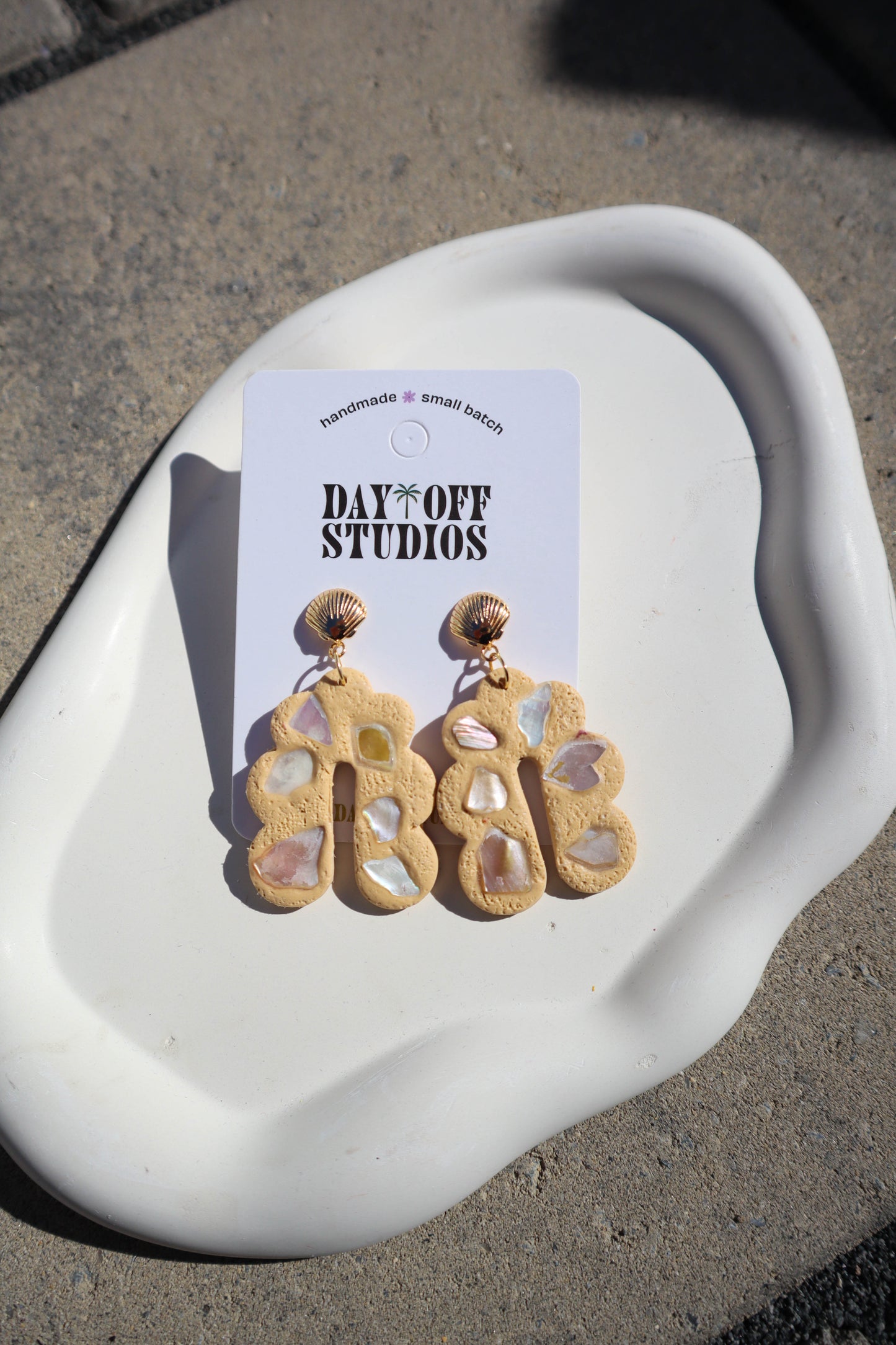 Scallop Seashell Earrings