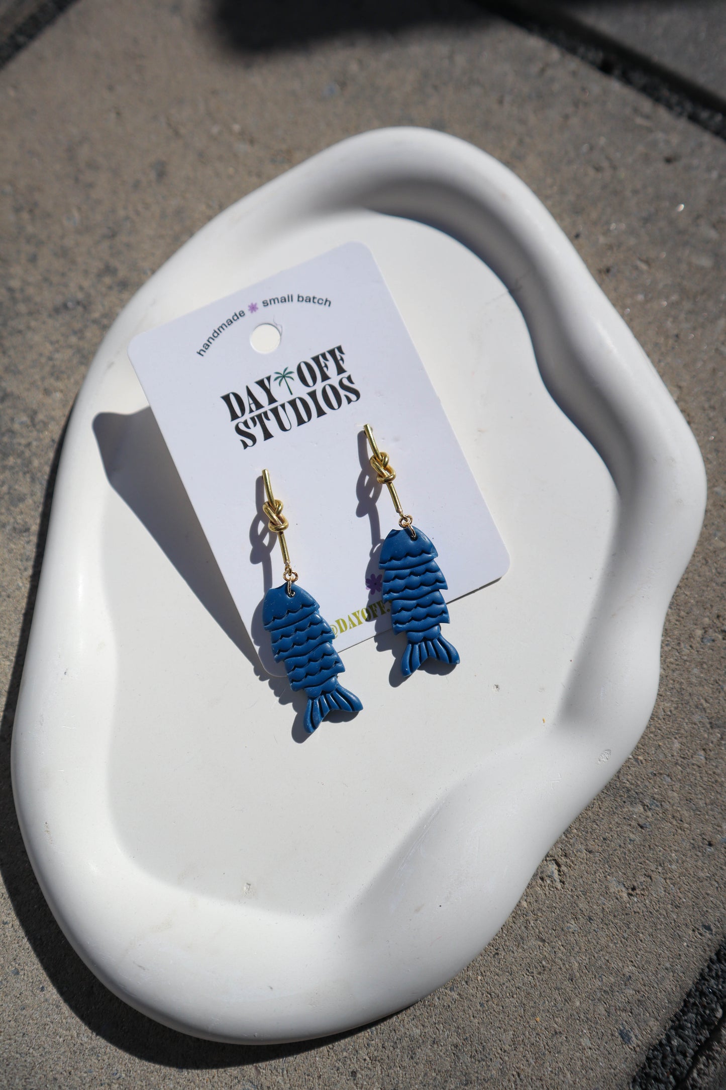 Knotted Fish Earrings