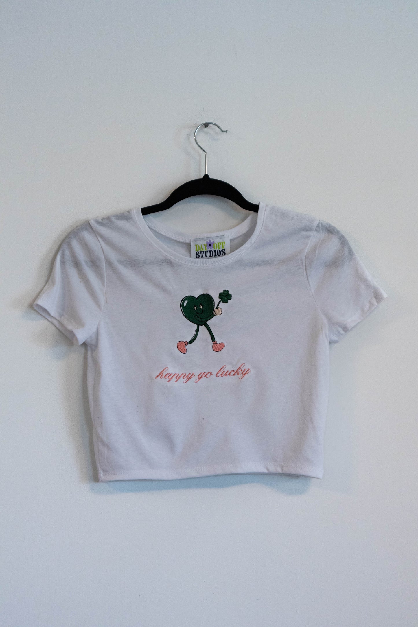"Happy Go Lucky" Crop Top