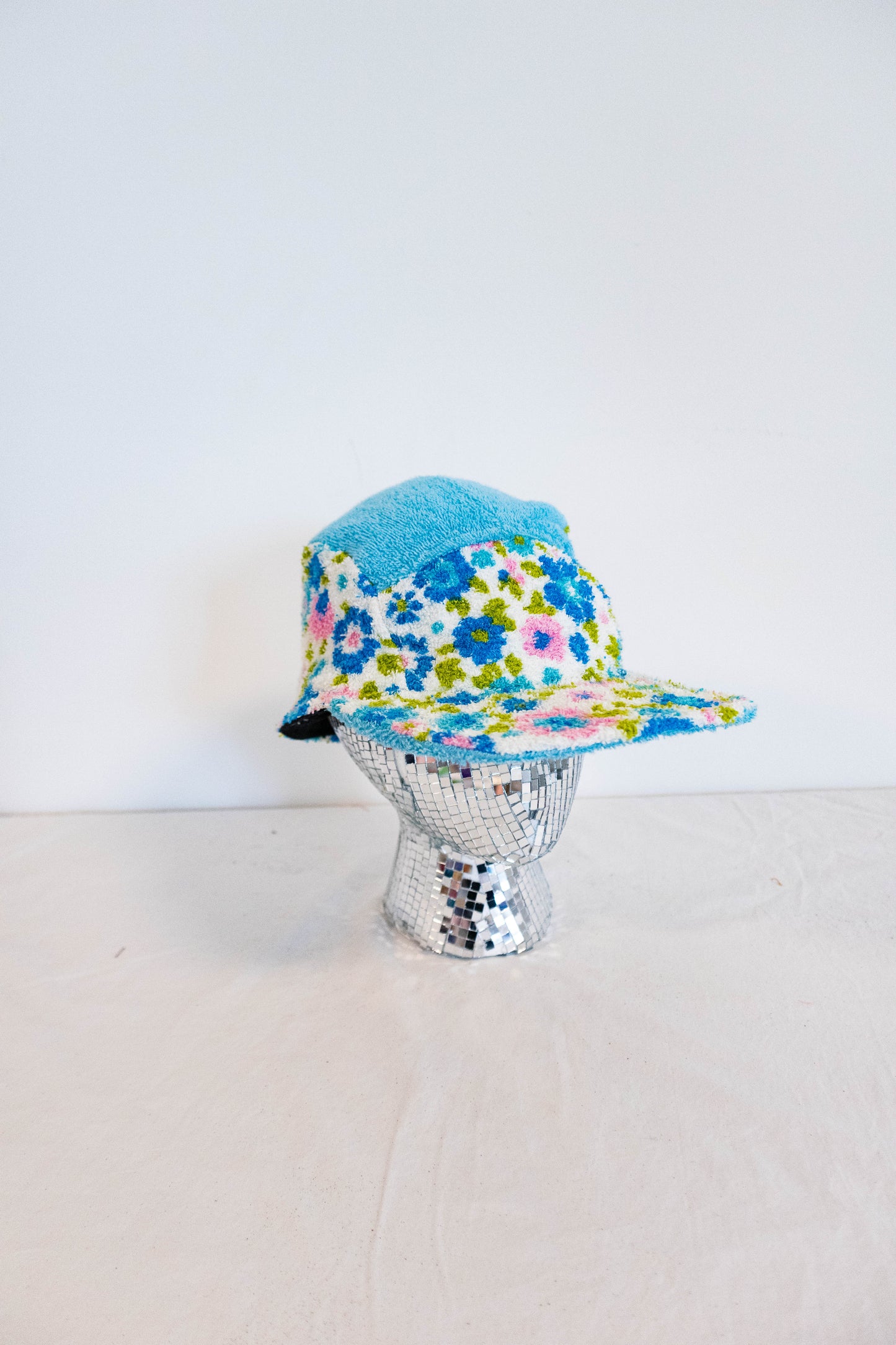 Upcycled Vintage Floral 5-Panel Hat