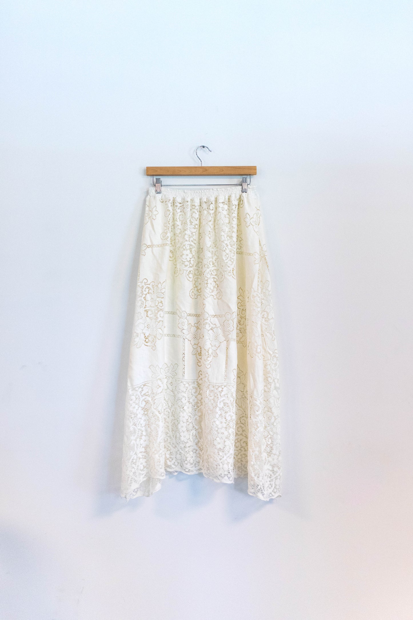 Vintage Lace Tablecloth Skirt