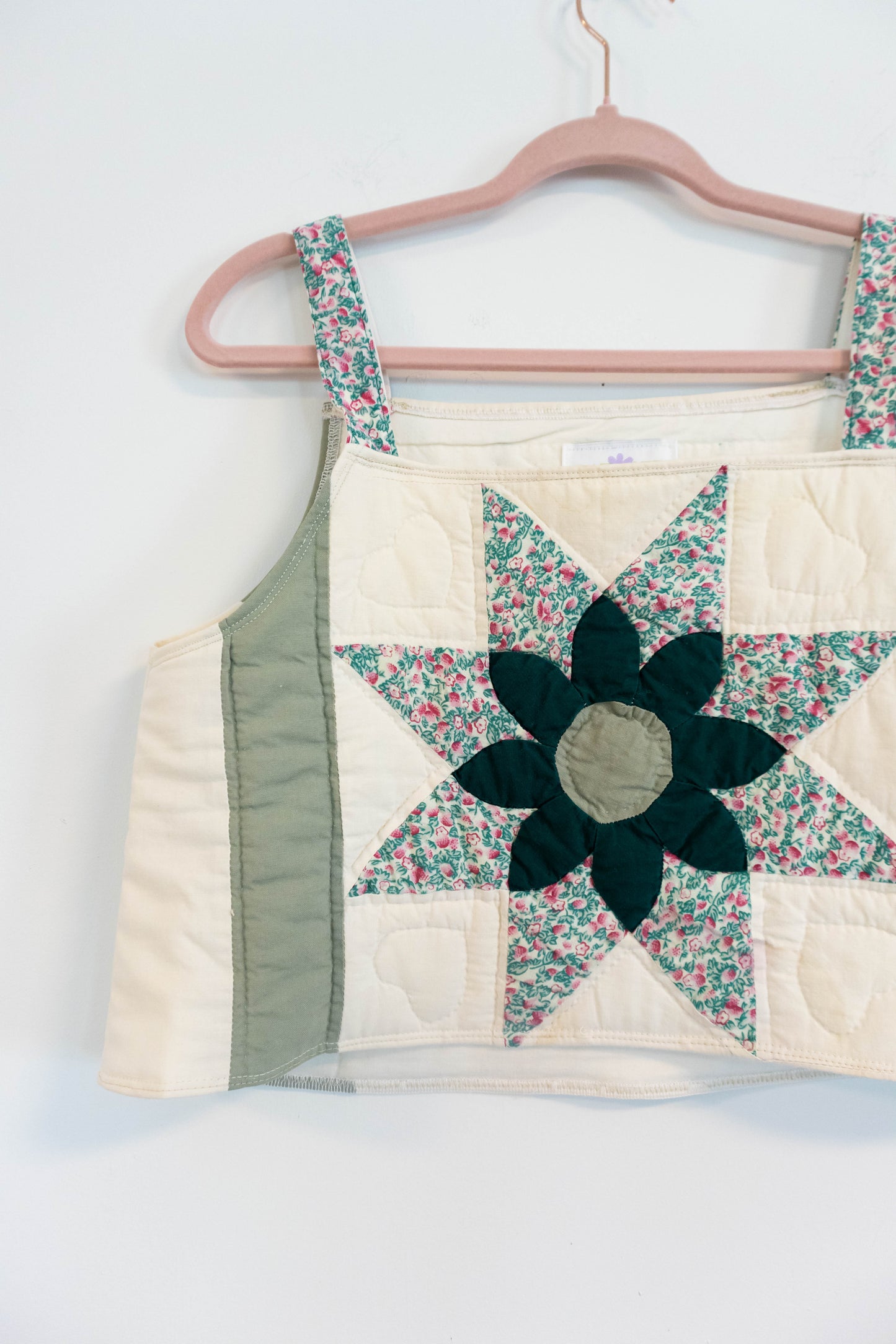 Vintage Quilt Apron Top