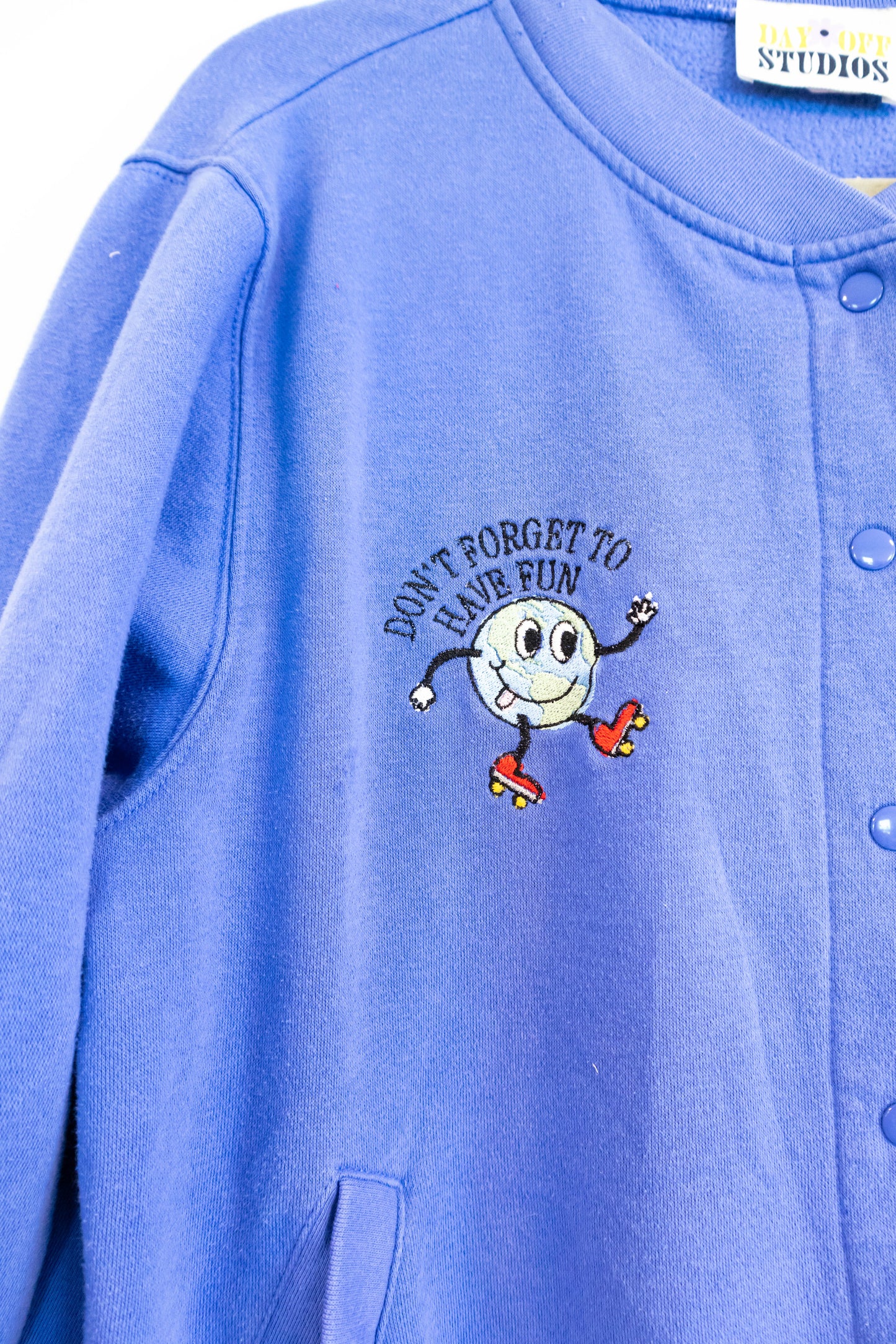 "Dont Forget to Have Fun" Embroidered Sweater