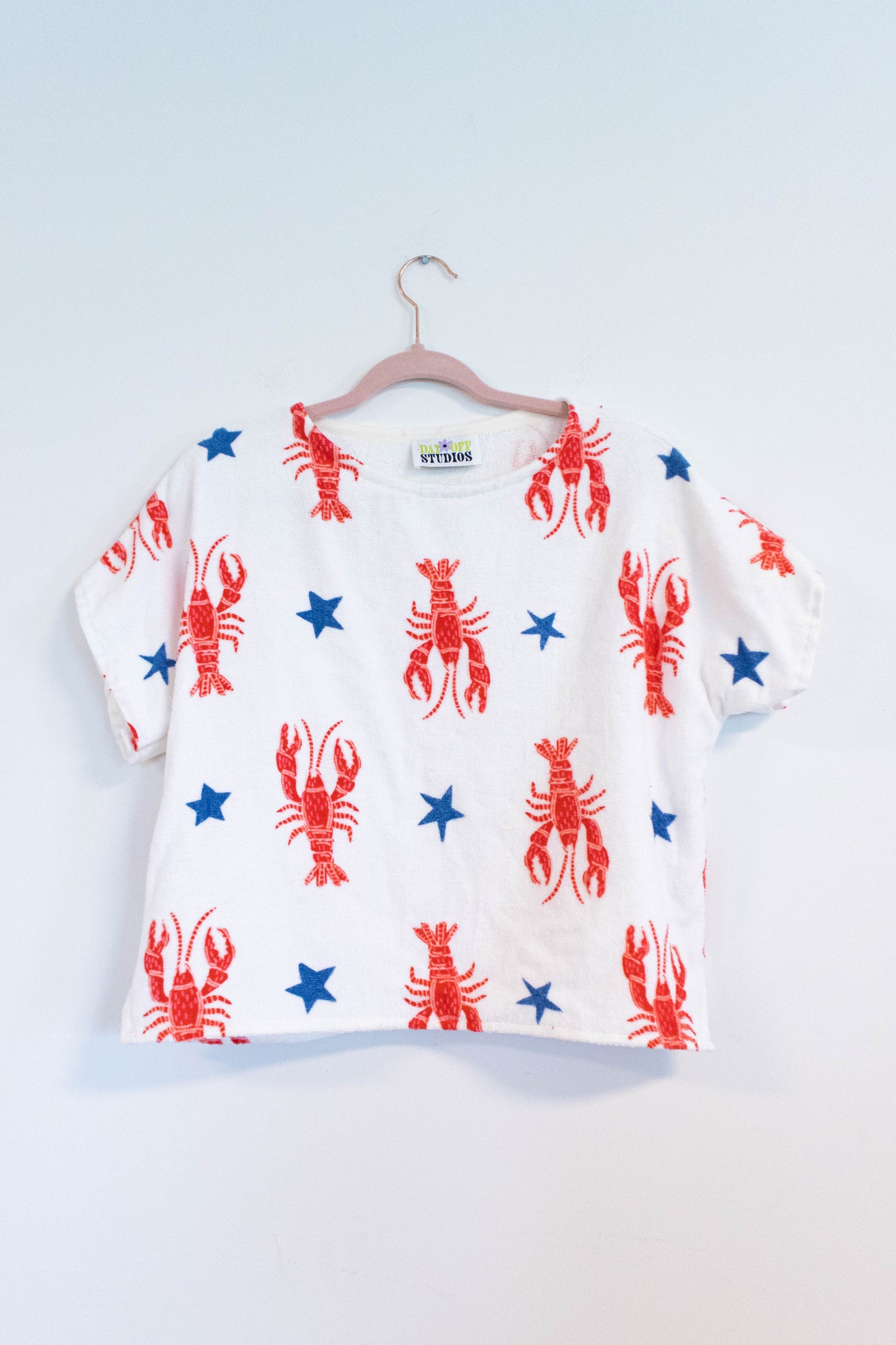 Lobster + Stars Terrycloth Matching Set - M