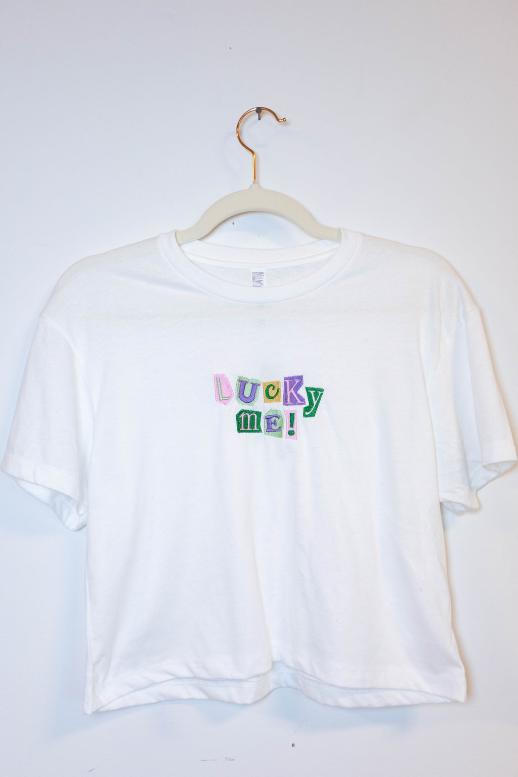 Lucky Me Embroidered Tee