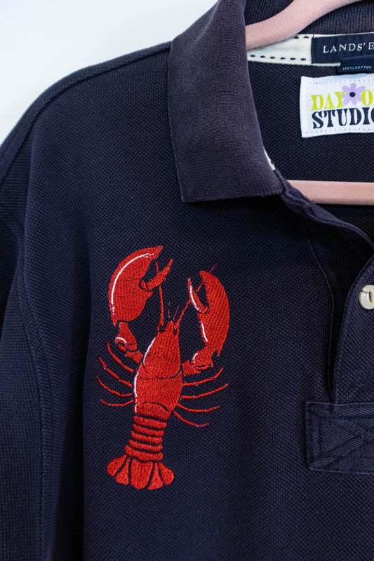 Upcycled Lobster Rugby Shirt