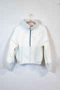 Upcycled Vintage Quilt Cropped Pullover