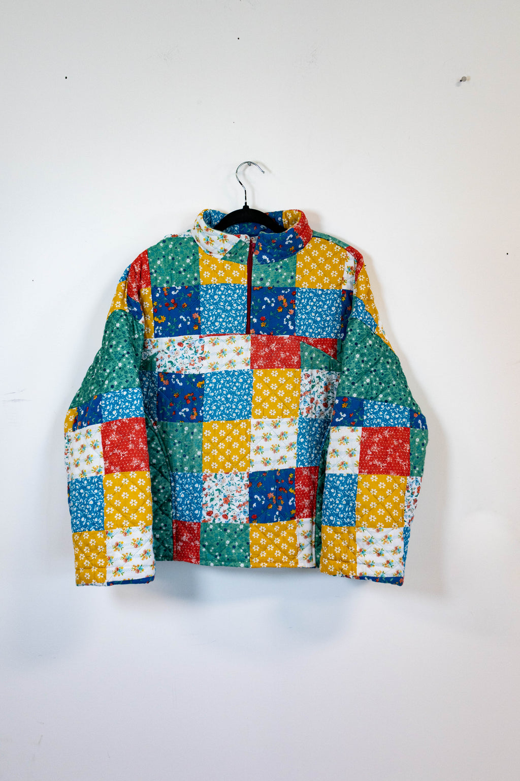 Upcycled Patchwork Quilt Pullover