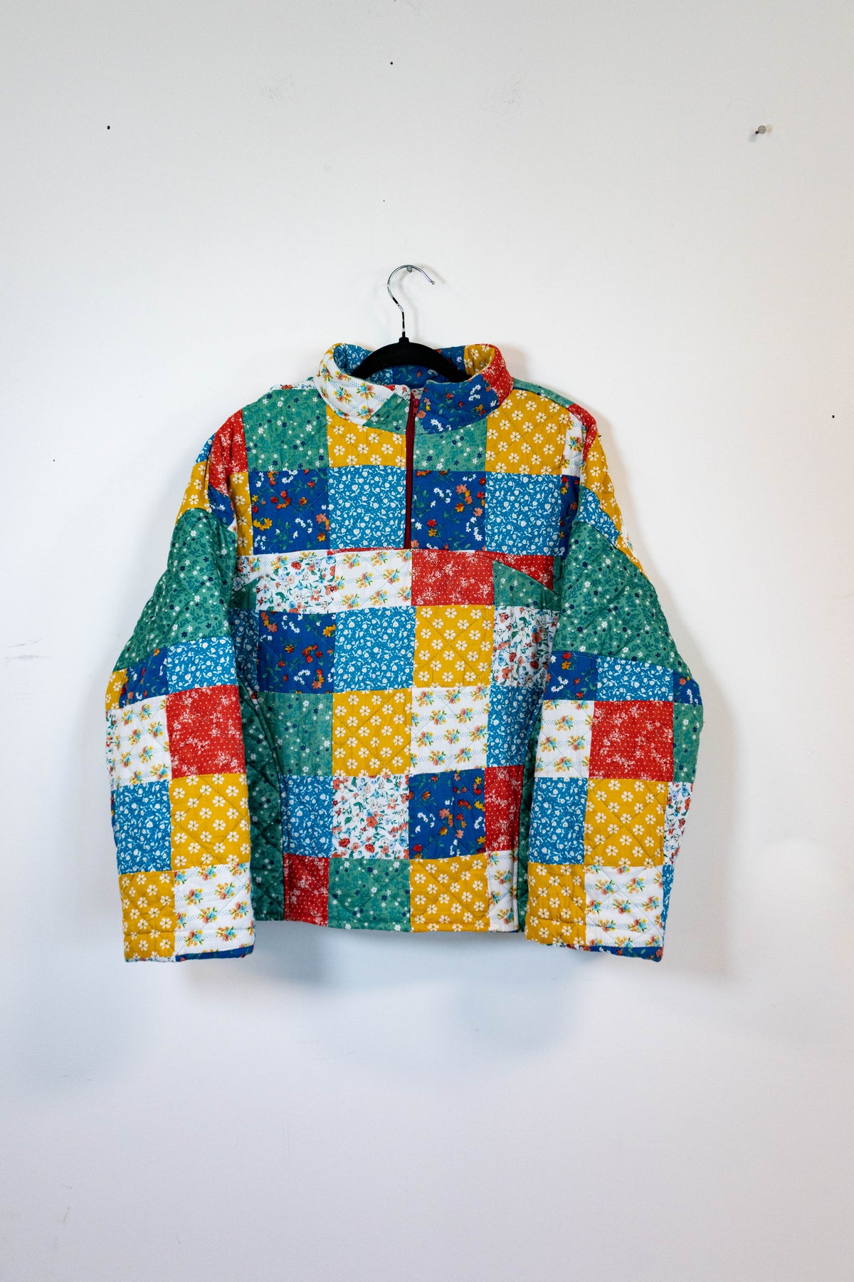 Upcycled Patchwork Quilt Pullover