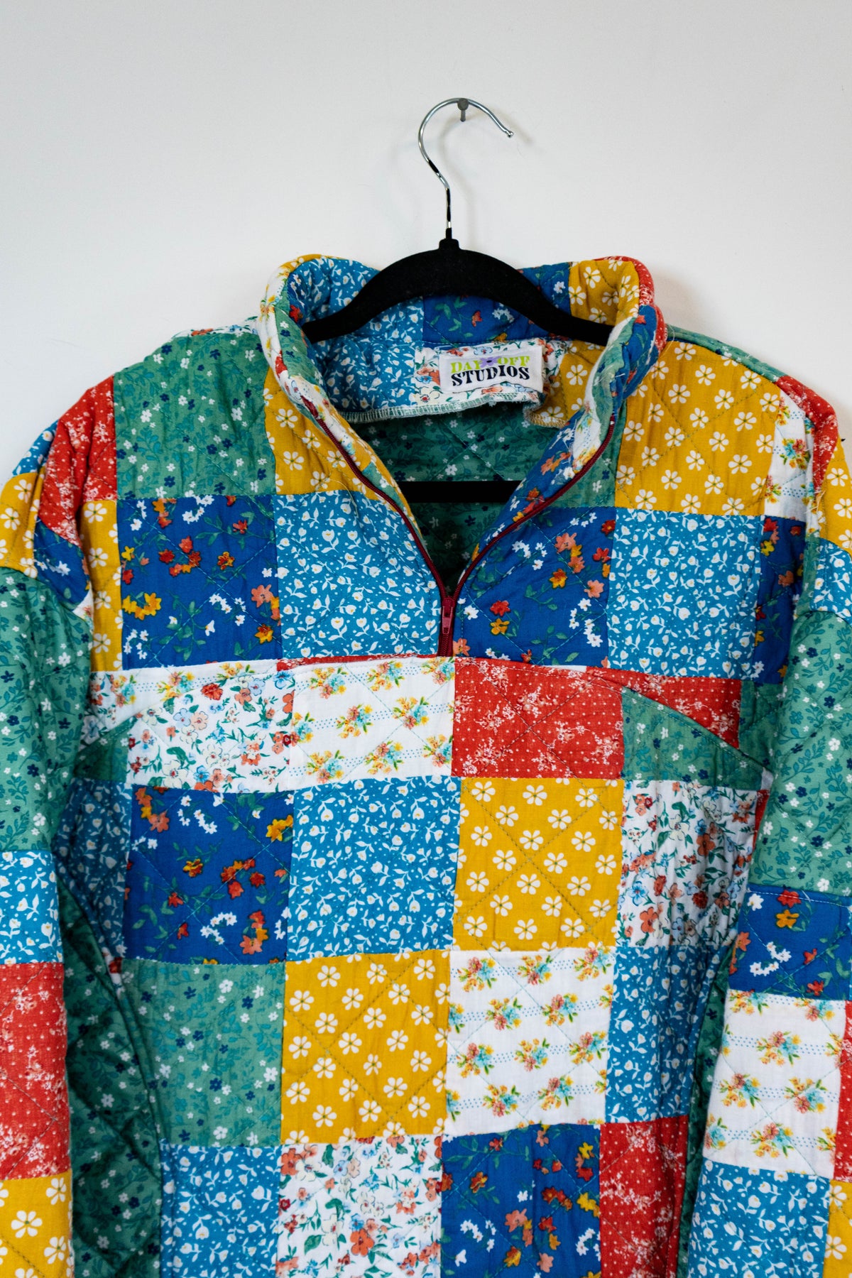 Upcycled Patchwork Quilt Pullover