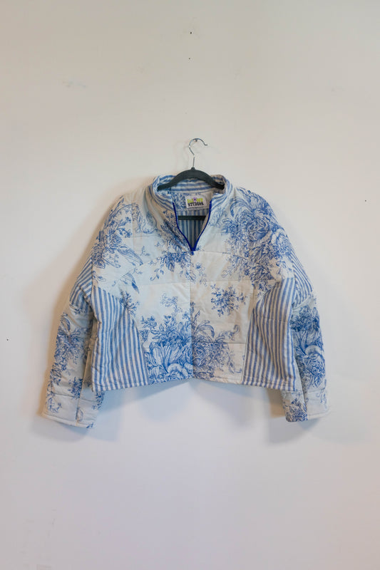 The Blue Garden Quilt Jacket
