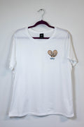 Salty Oyster Embroidered Tee - Womens XL