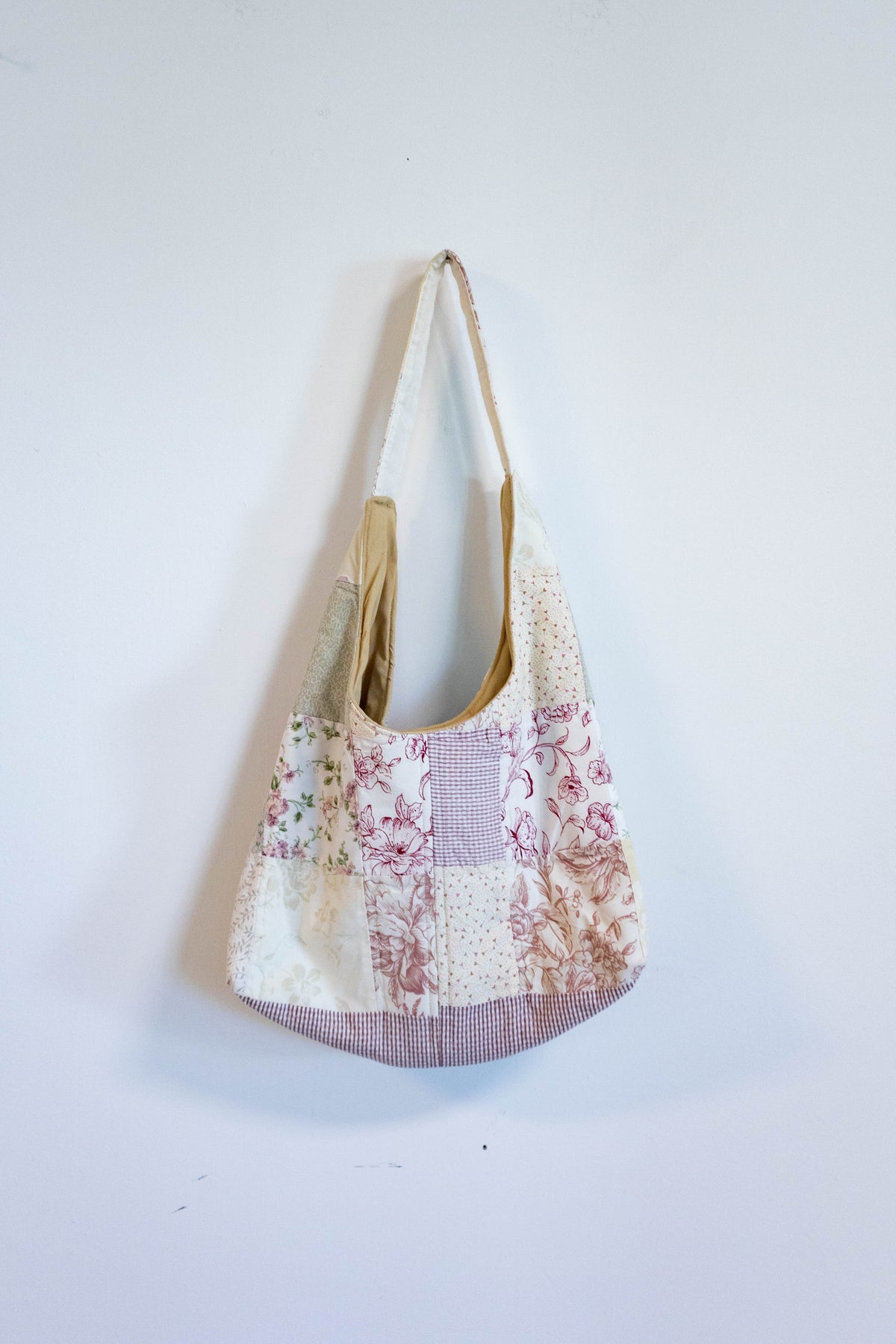 Patchwork Cottagecore Hobo Bag