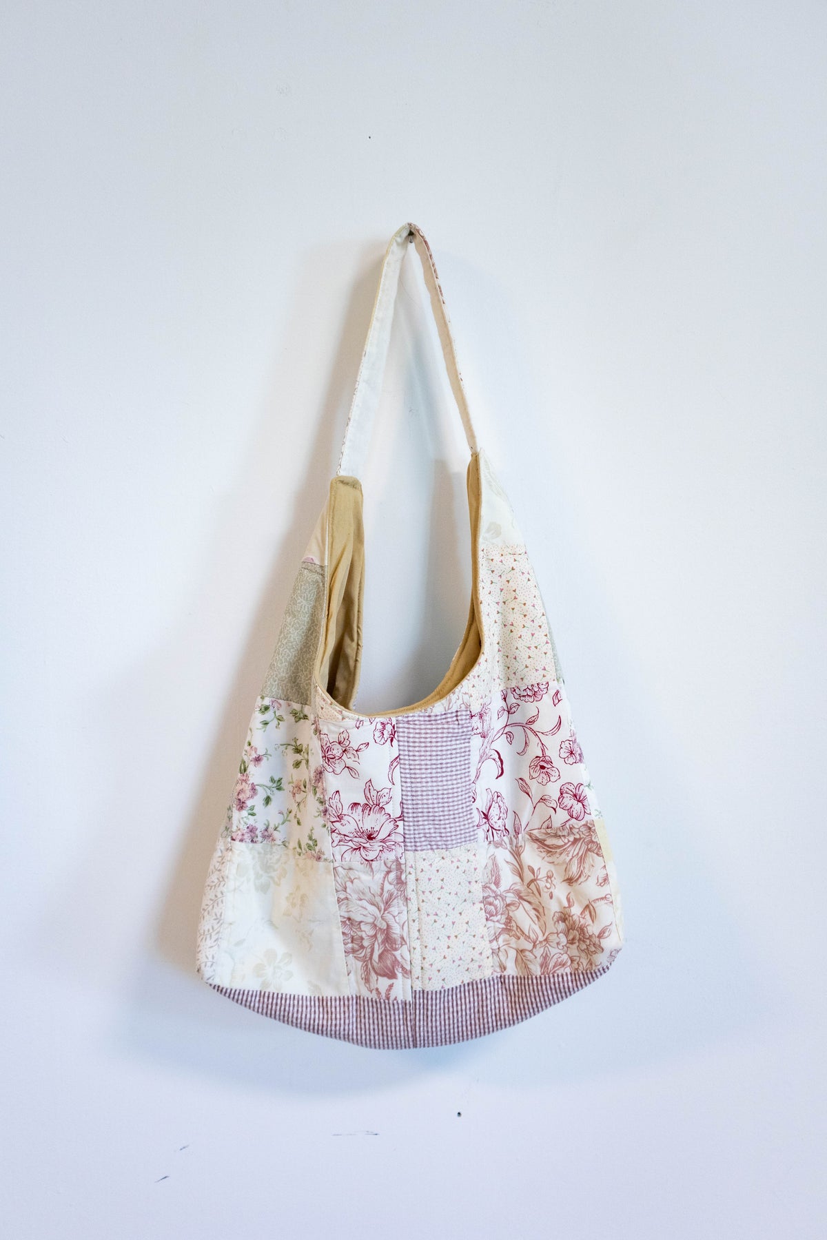 Patchwork Cottagecore Hobo Bag