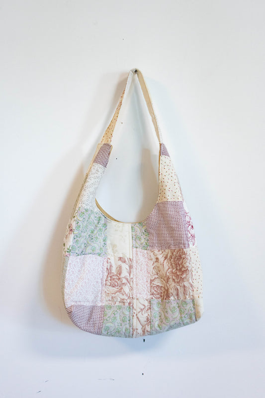 Patchwork Cottagecore Hobo Bag