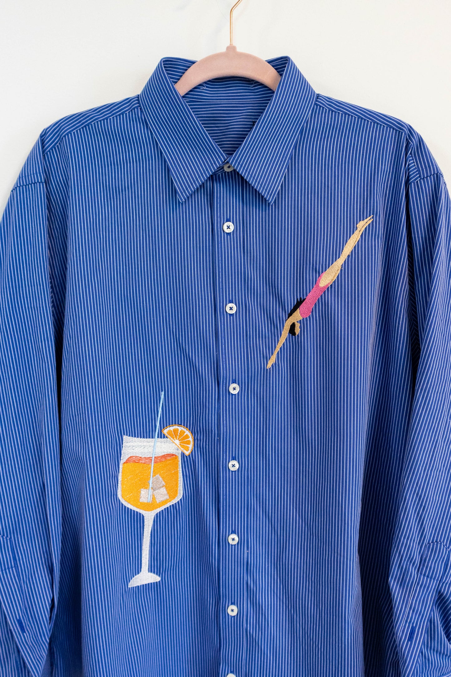 Spritz O'Clock Upcycled Button Down