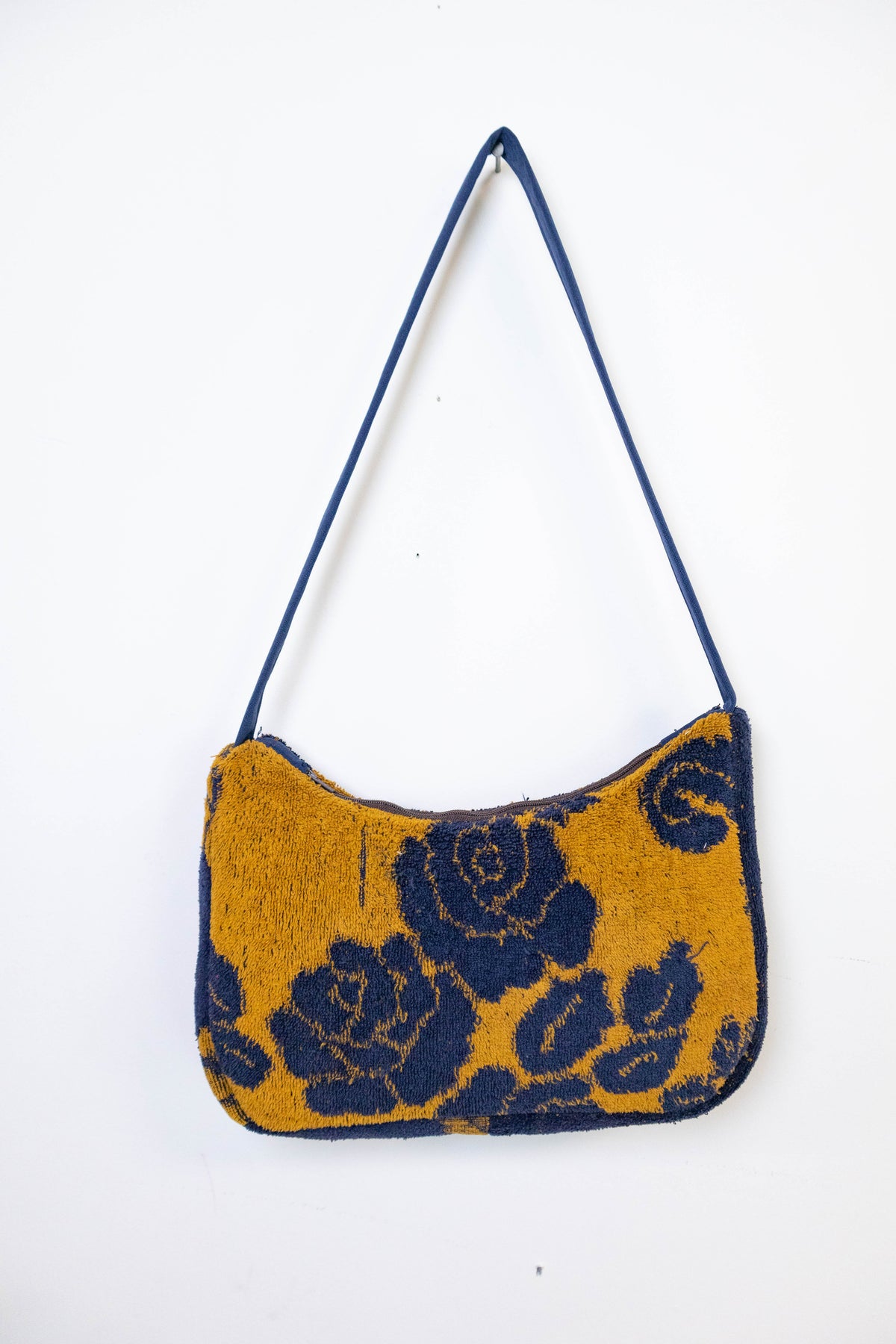 Upcycled 1960s Towel Shoulder Bag