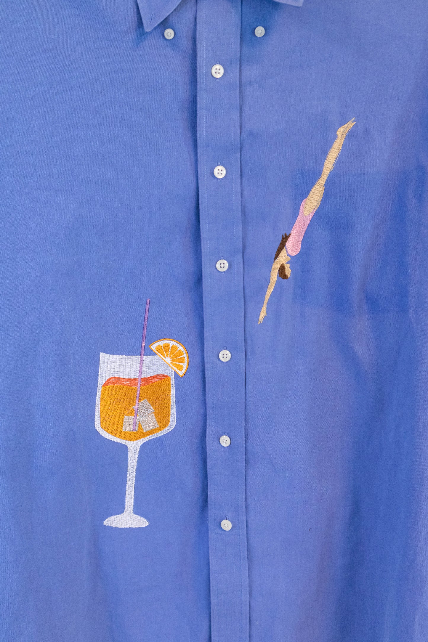 Spritz O'Clock Upcycled Button Down