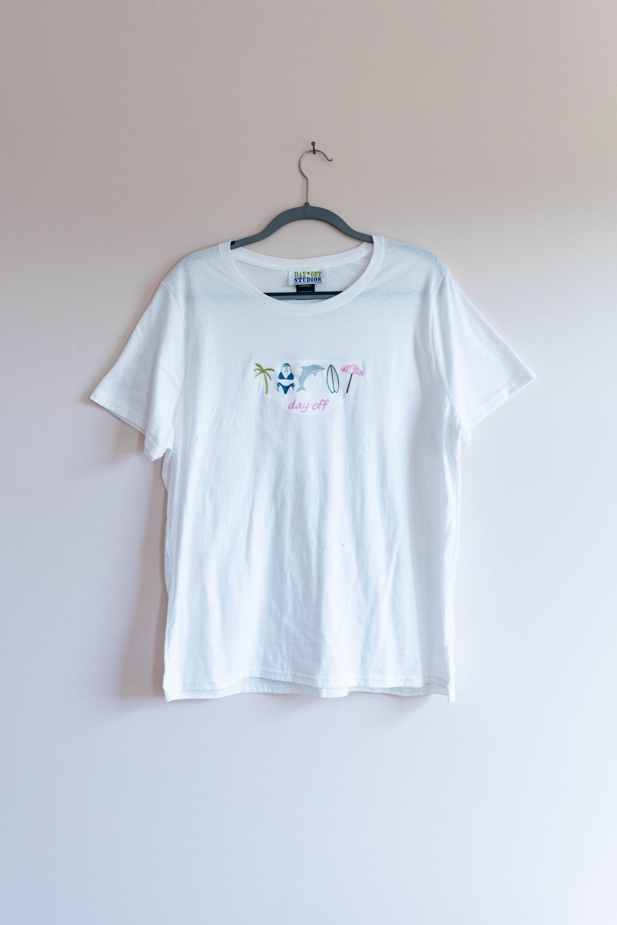 Day Off Studios Coastal Embroidered Tee