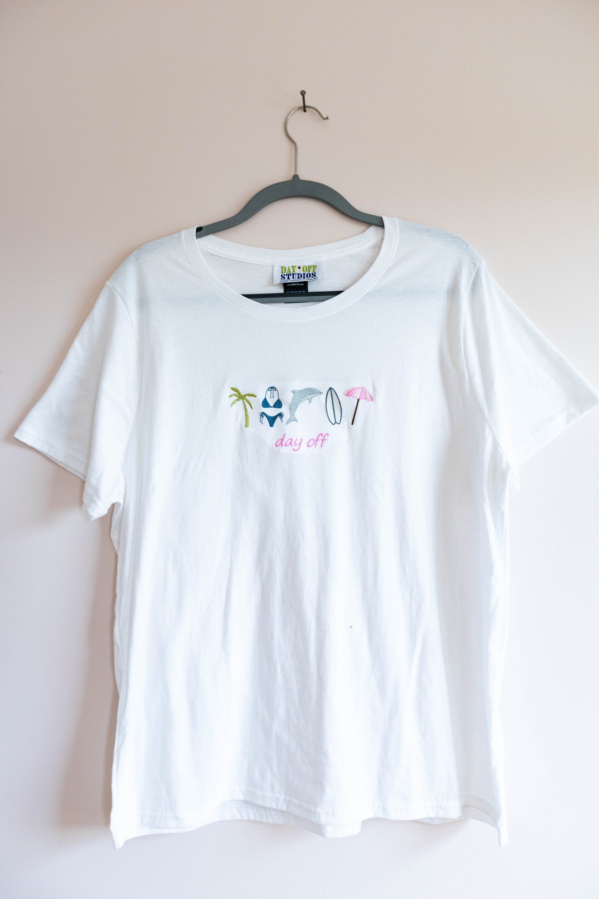 Day Off Studios Coastal Embroidered Tee