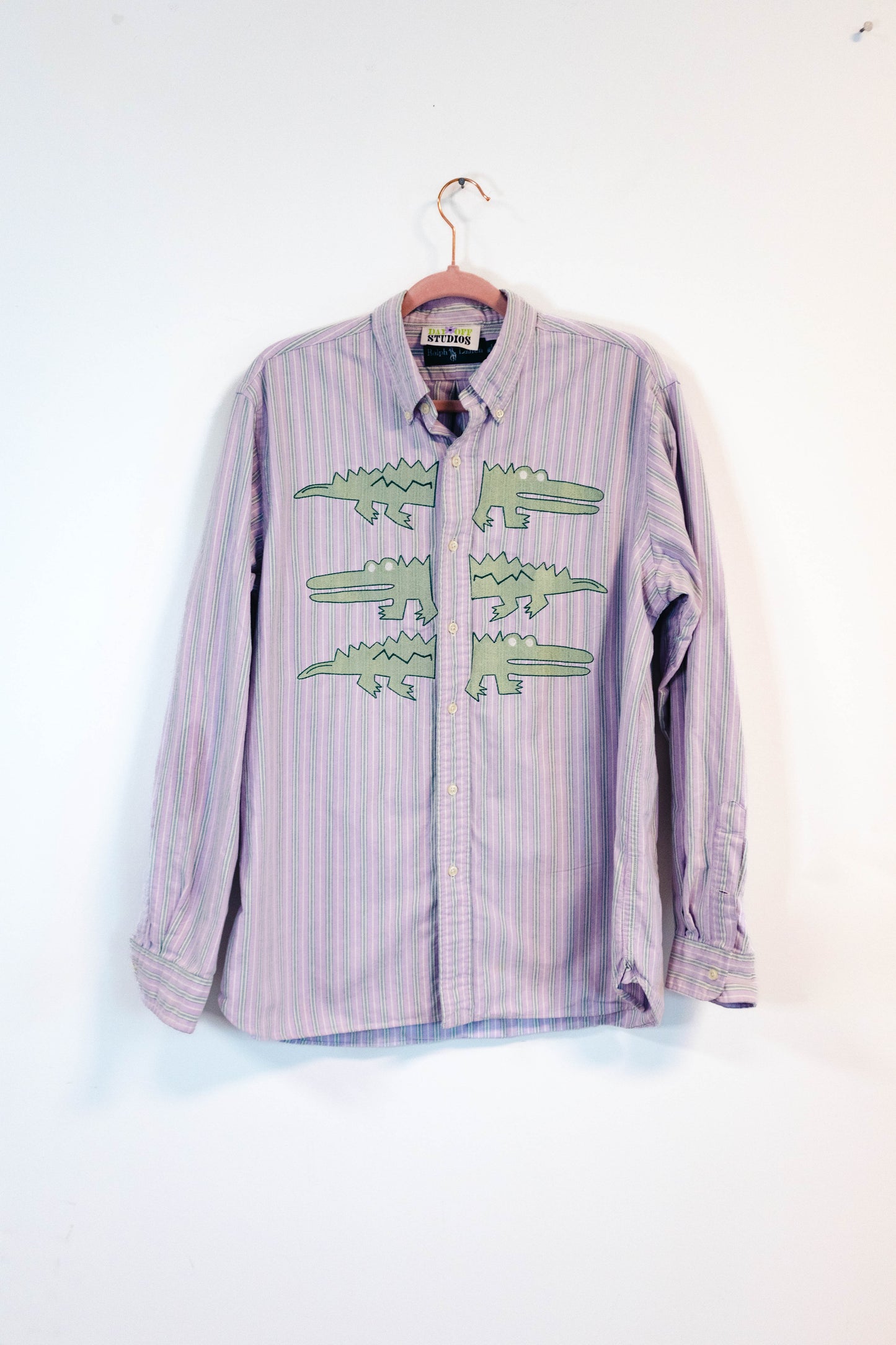 The Gator Gang Button-Down - Upcycled Ralph Lauren Oxford