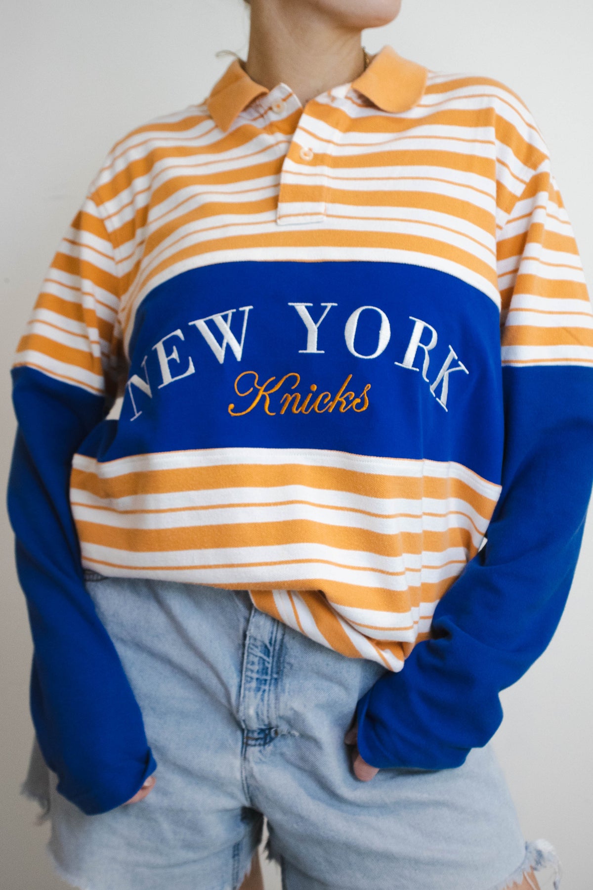 Vintage New York Knicks Rugby Polo