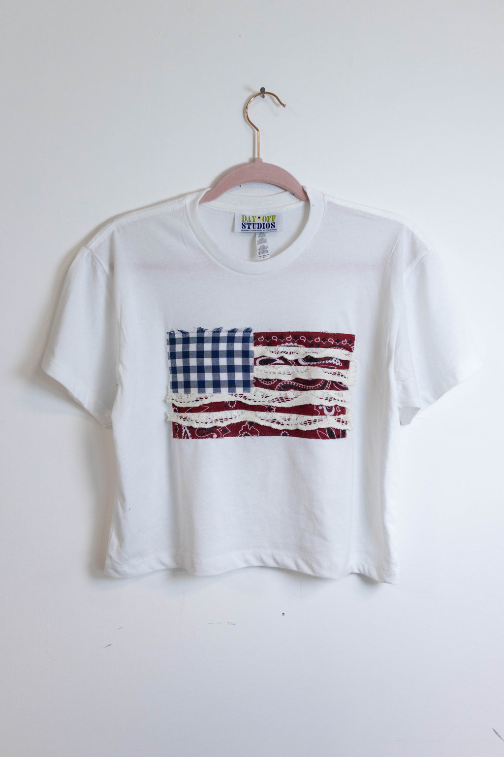 Americana Lace Flag Tee - Small