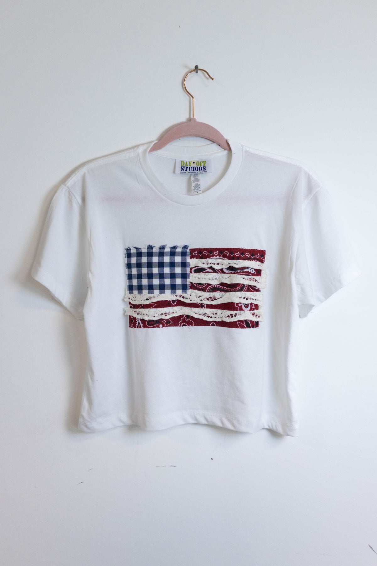Americana Lace Flag Tee - Small