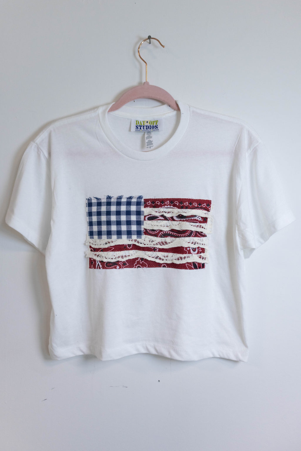 Americana Lace Flag Tee - Small