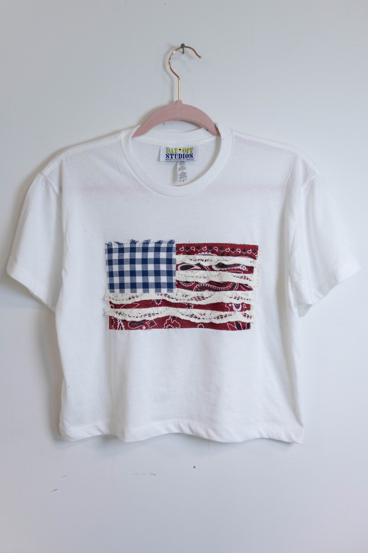 Americana Lace Flag Tee - Small