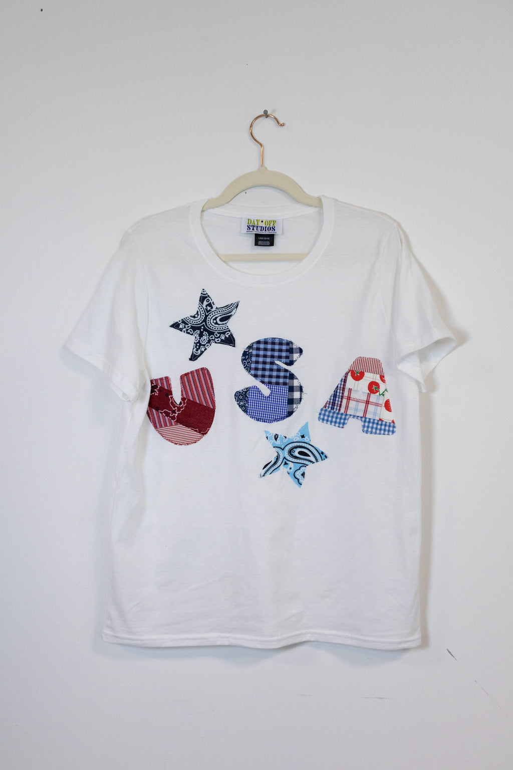 USA Patchwork Tee - XL