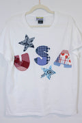 USA Patchwork Tee - XL
