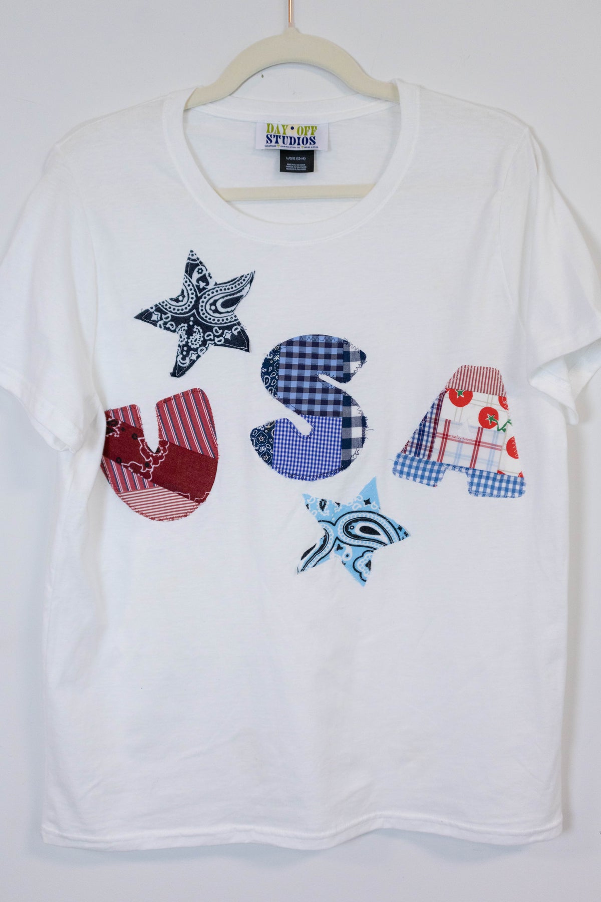 USA Patchwork Tee - XL