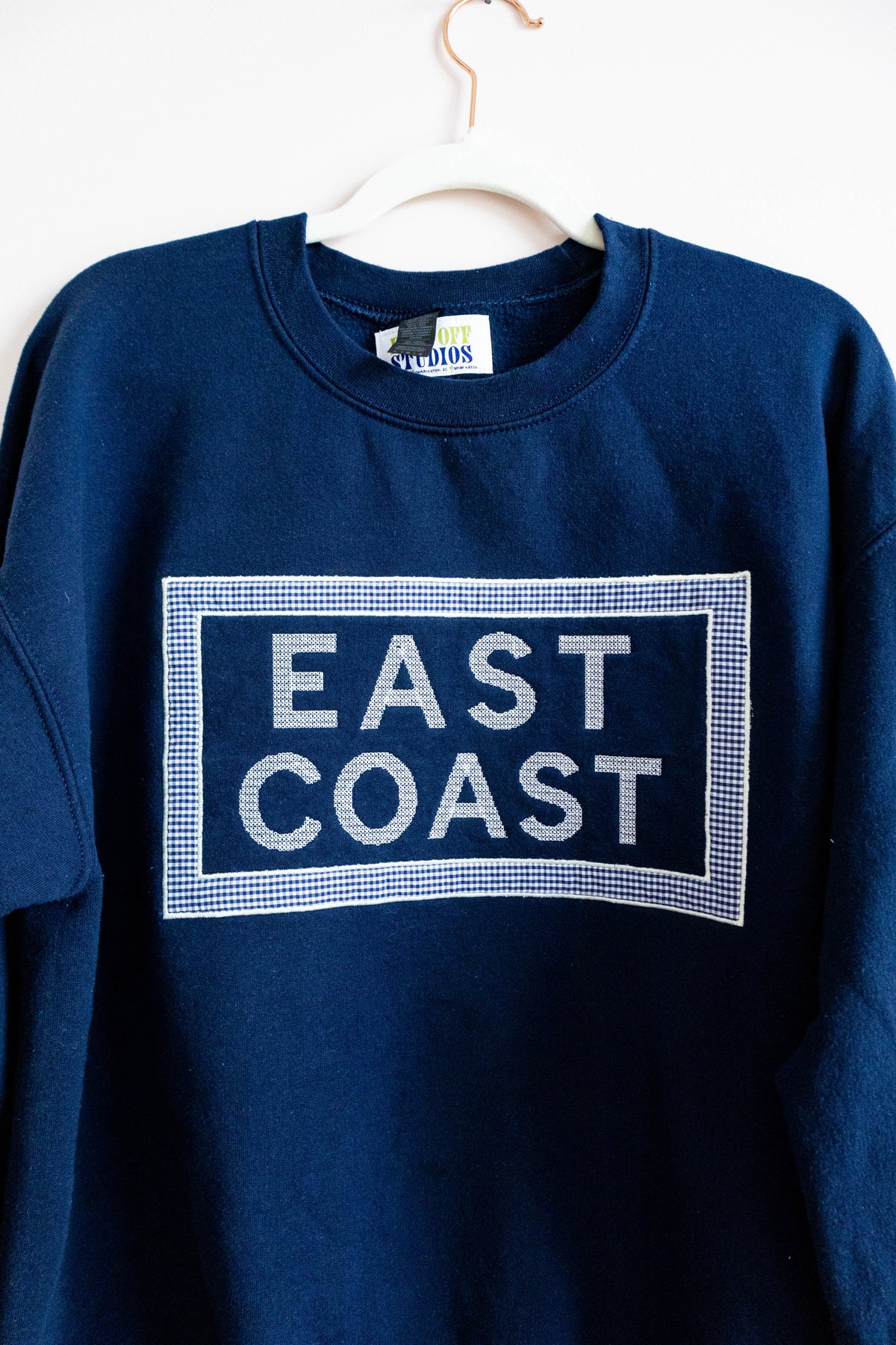 East Coast Cross Stitch Sweatshirt - Large