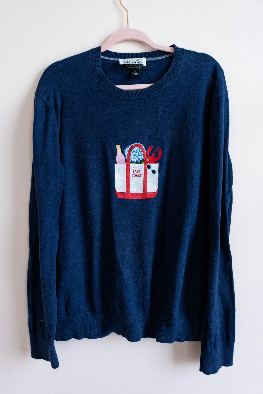East Coast Boat & Tote Sweater - Blue