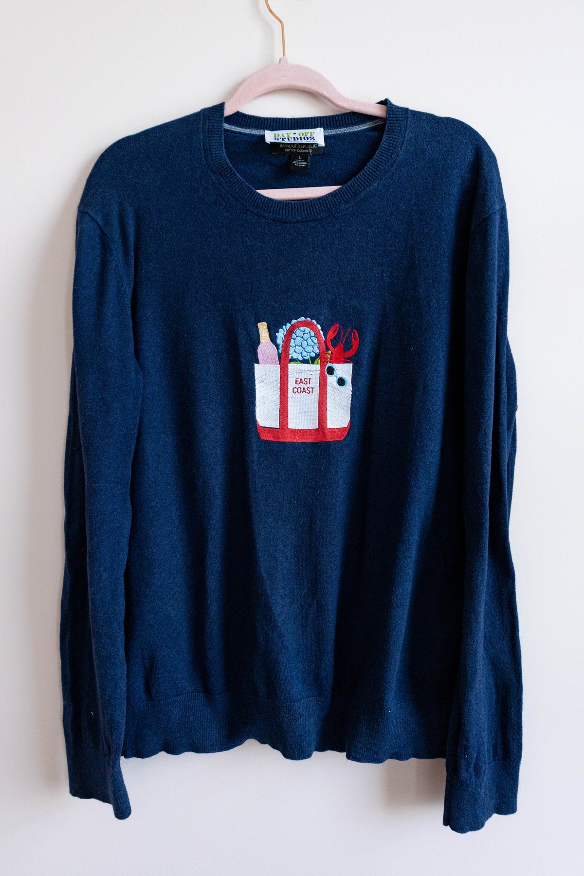 East Coast Boat & Tote Sweater - Blue
