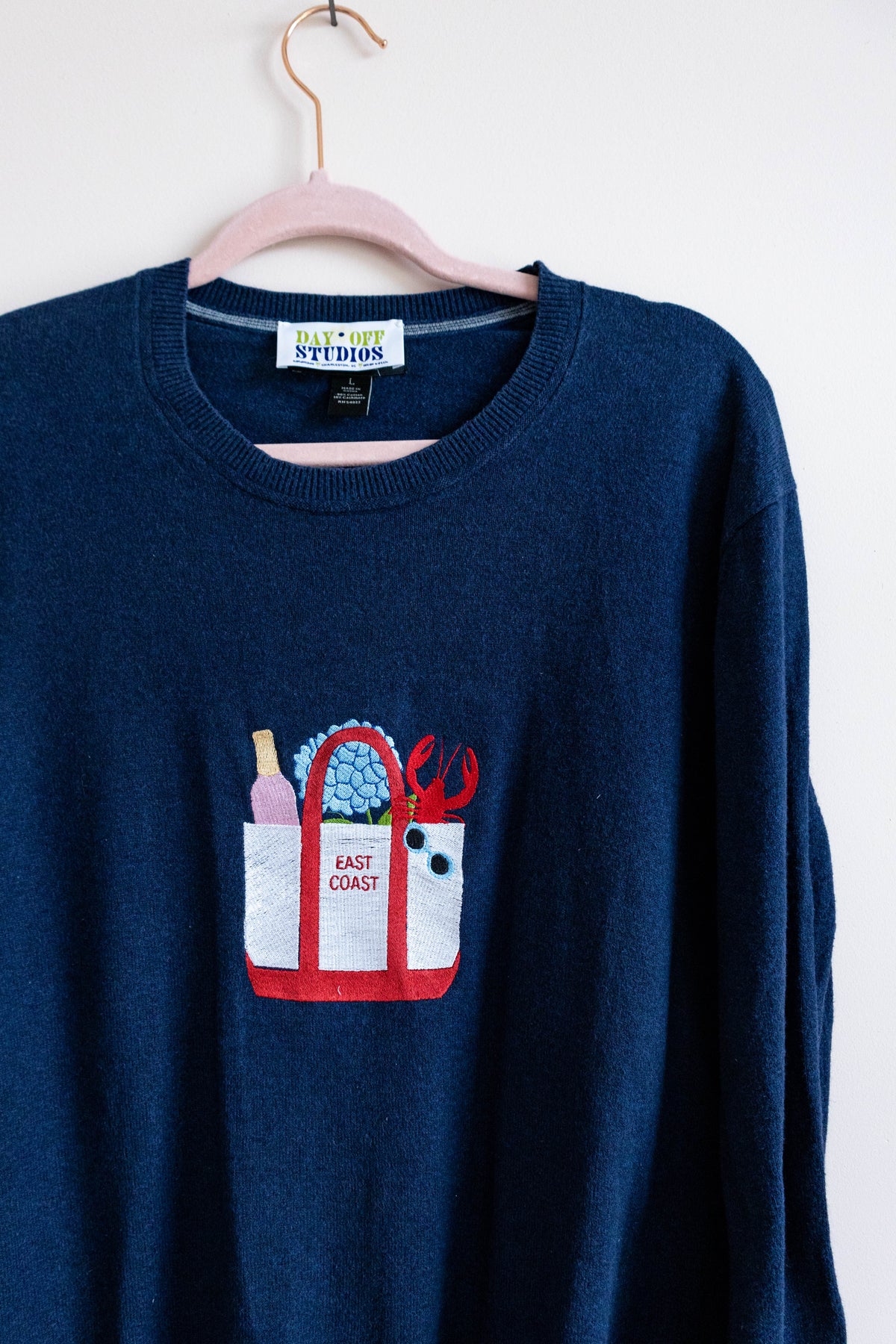 East Coast Boat & Tote Sweater - Blue