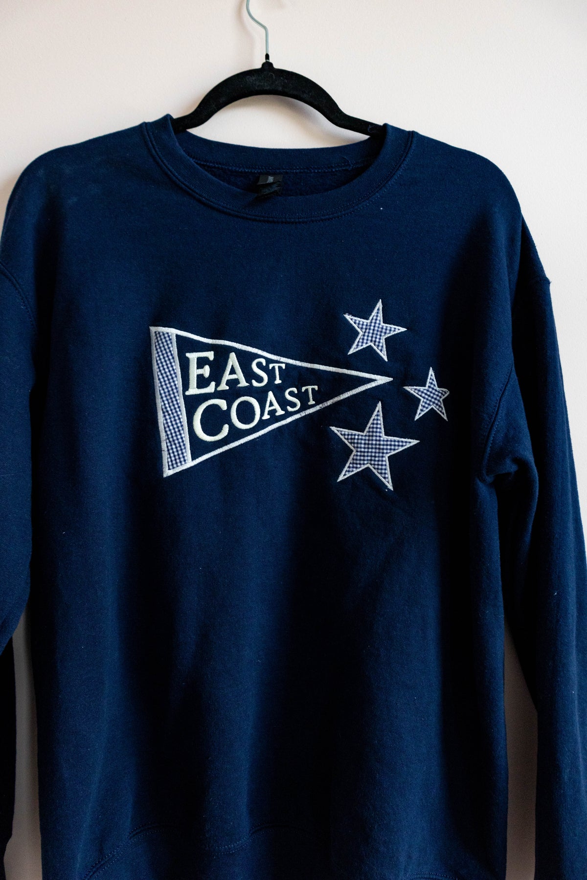 East Coast Pennant Crewneck Sweatshirt - Navy/Large