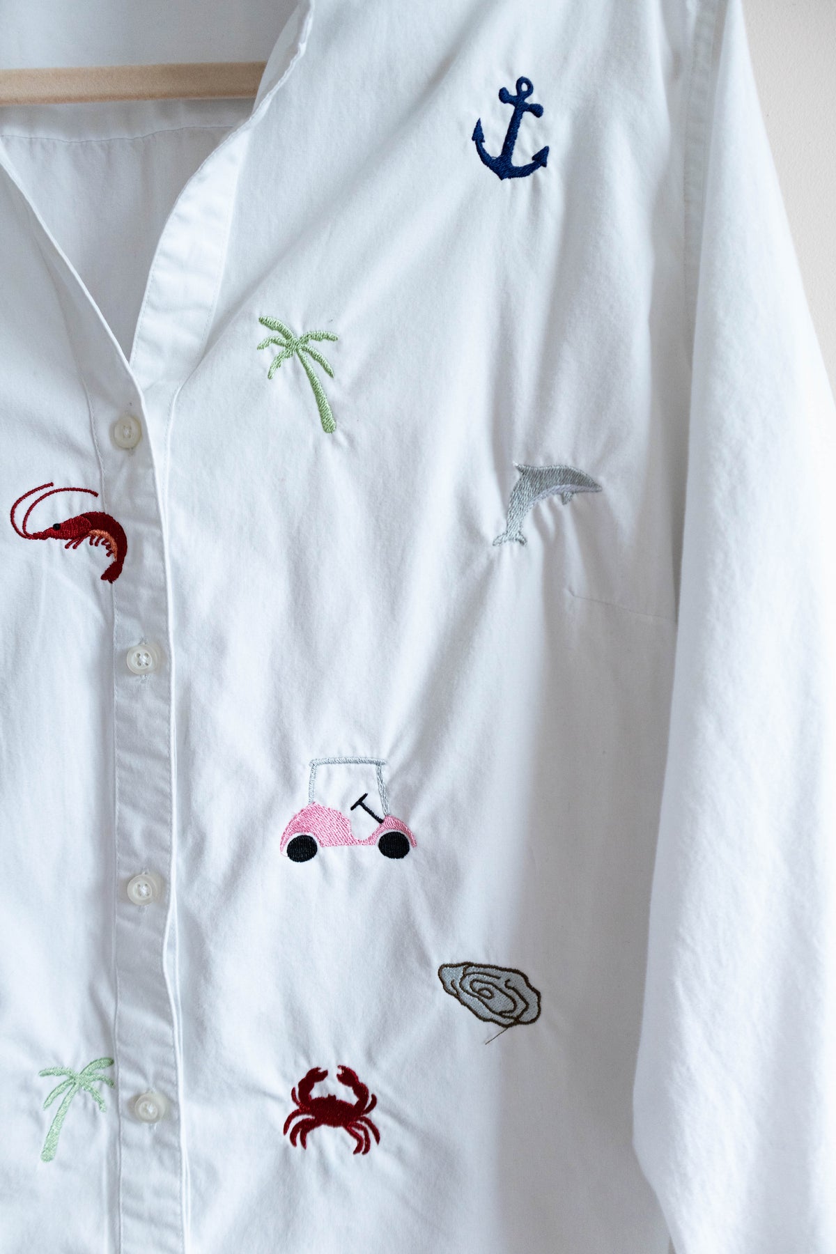 Lowcountry Embroidered Button-Down - Medium