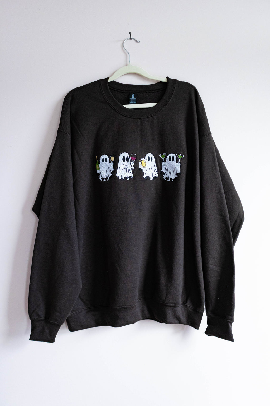 Here for the BOOze Sweatshirt - Chocolate Brown