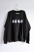 Here for the BOOze Sweatshirt - Chocolate Brown
