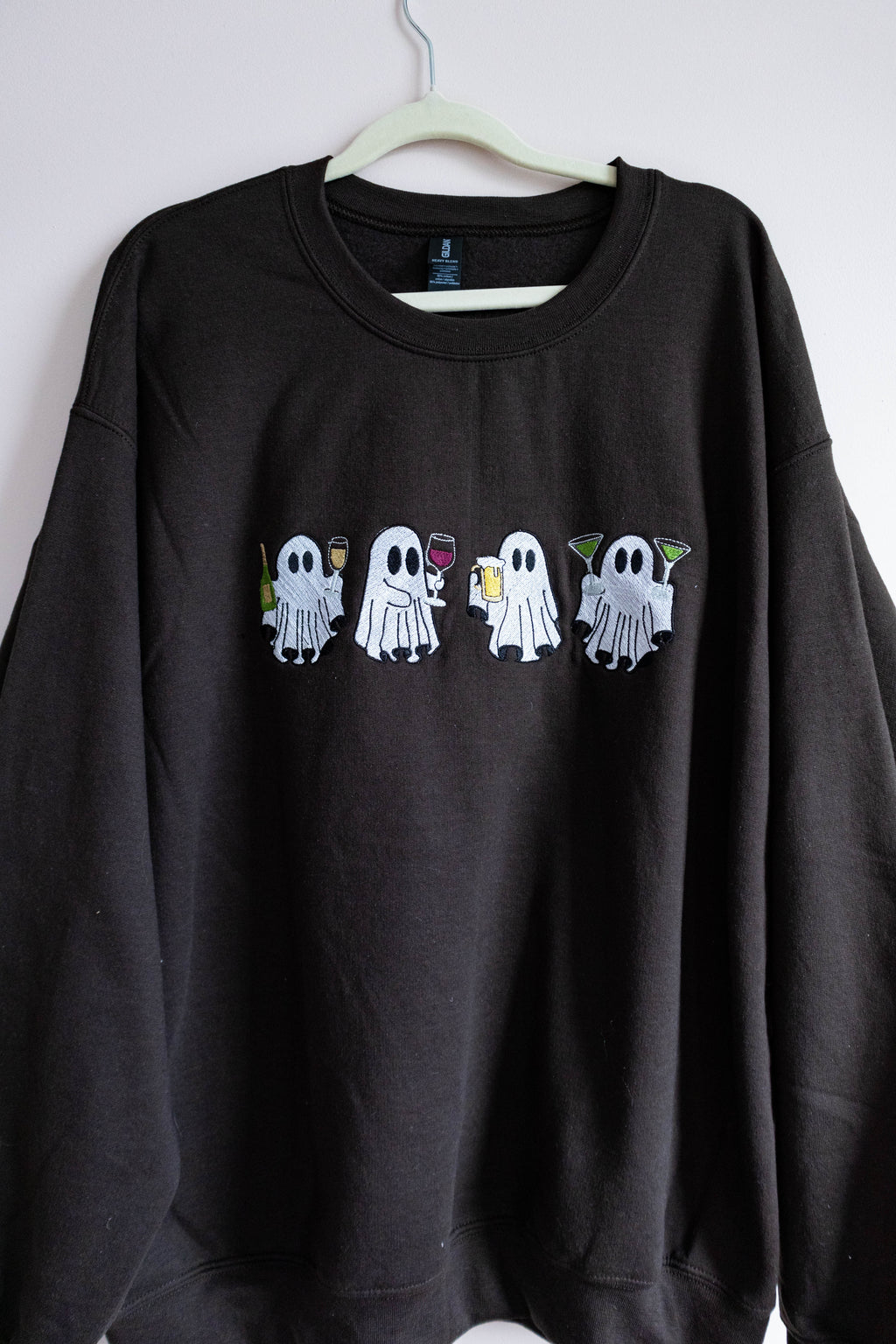 Here for the BOOze Sweatshirt - Chocolate Brown