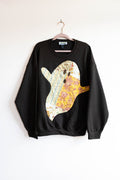 Upcycled Quilt Ghost Sweatshirt - XL