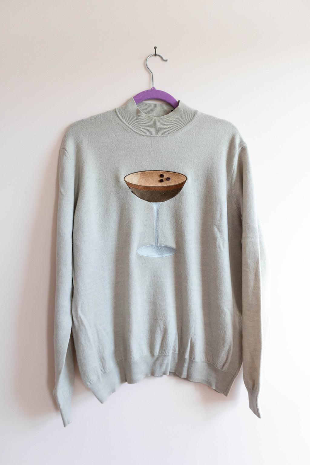 Espresso Martini Mock Neck Sweater