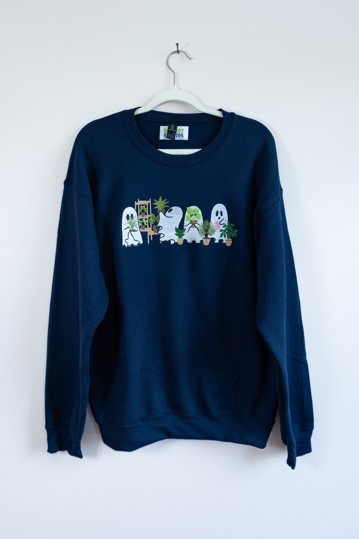 Plant Ghost Crewneck - Navy Blue