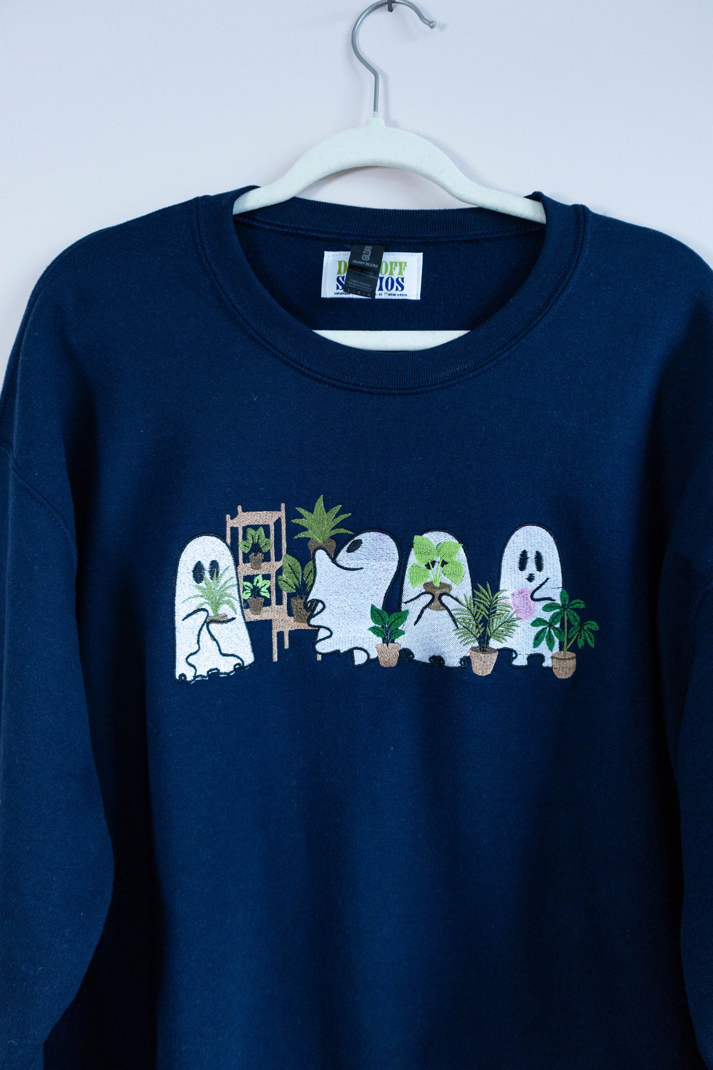Plant Ghost Crewneck - Navy Blue