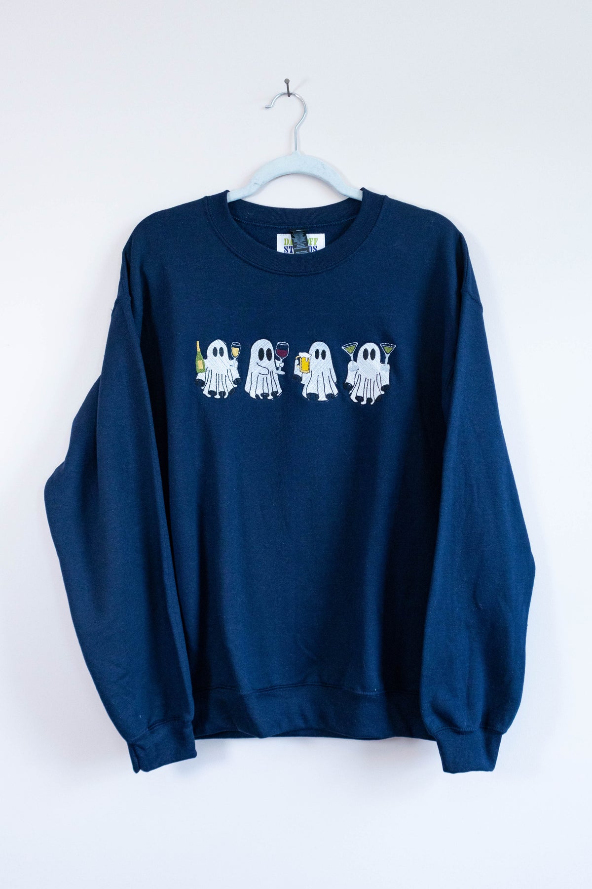 Plant Ghost Crewneck - Navy Blue
