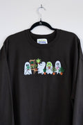 Plant Ghost Crewneck - Chocolate Brown