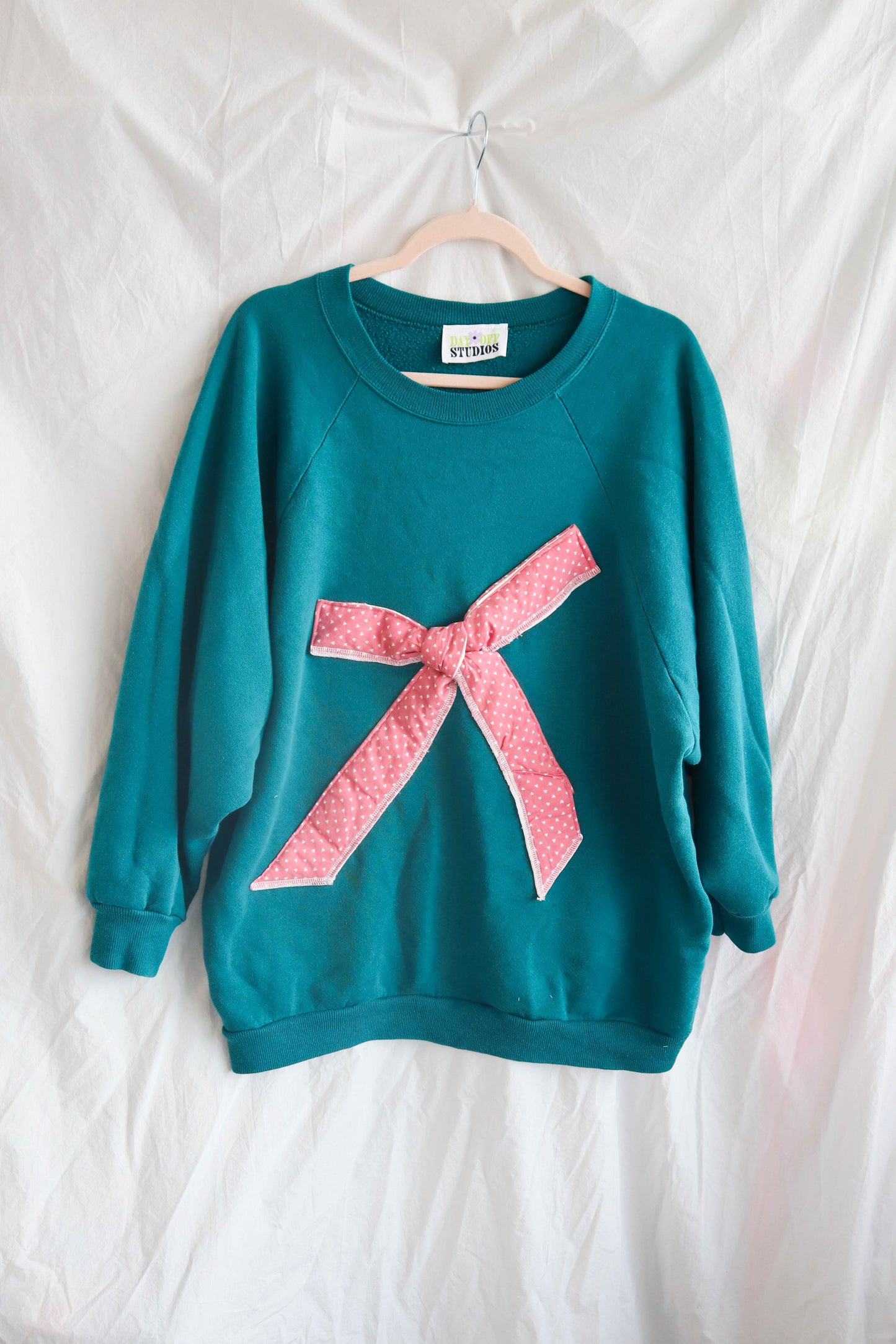 Upcycled Bow Crewneck